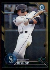 2016 Bowman Chrome Prospects Black and Gold Refractors #BCP243 Braden Bishop