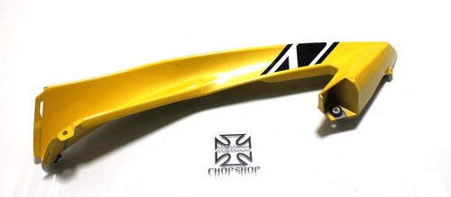 06 07 YAMAHA YZF R6 LEFT FRONT UPPER MID SIDE FAIRING COWL PLASTIC COVER Yellow - Picture 1 of 12