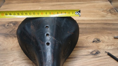 1980's road bike touring seat Lepper made in Holland saddle with springs - Picture 22 of 23