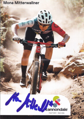 Mona MITTERWALLNER - Österreich, Gold WM 2021 Radsport, Original-Autogramm!
