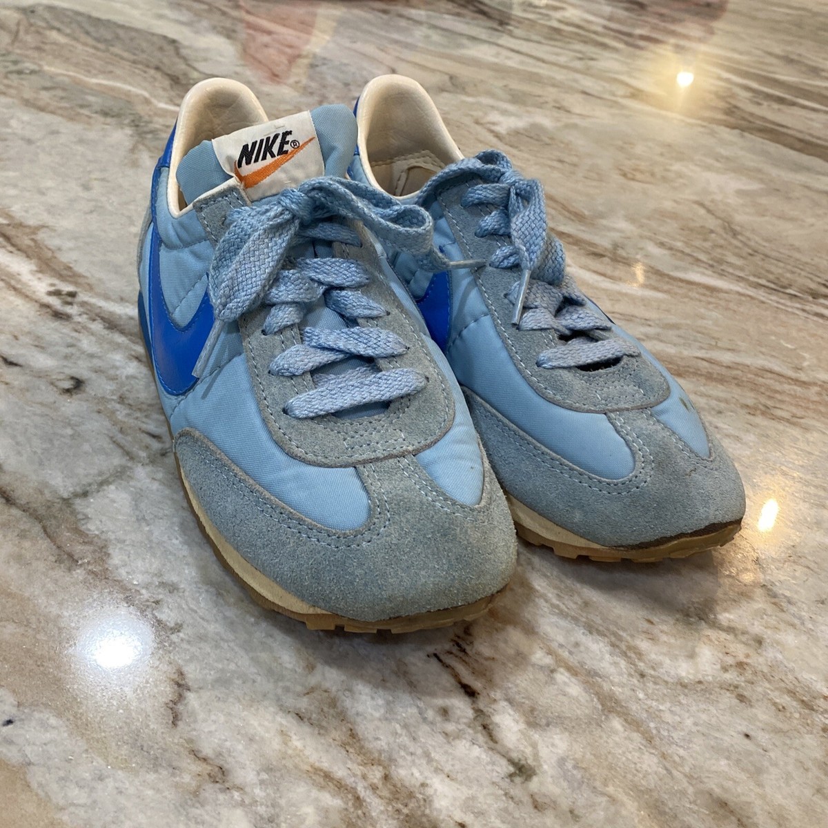 1980's Nike Westwood II West Wood Vintage Blue Running Shoes Sz 7