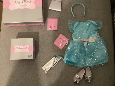 CHAD VALLEY Design A Friend Party Outfit und Zubehör Set für Designafriend 18" Puppe verpackt.