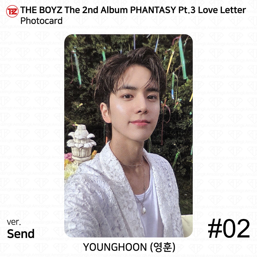 The Boyz Phantasy Pt.3 Love Letter Photocard Postcard Frame Film