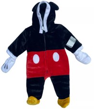 Disney Baby Mickey Mouse Plush Snuggle Suit Halloween Costume 9 -12 Months New