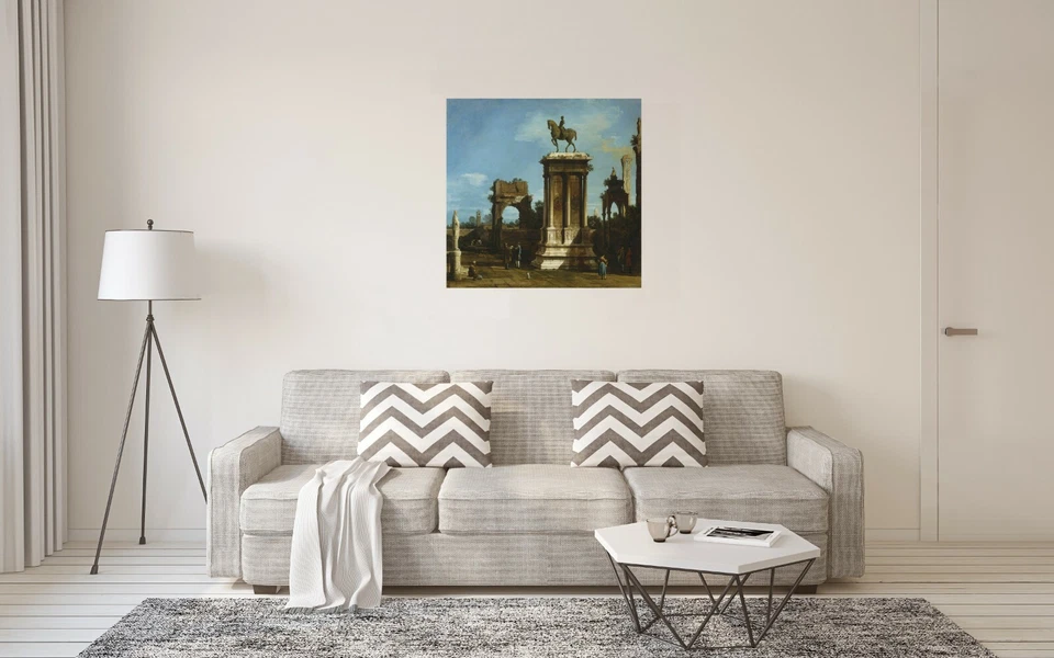 New Canaletto Colleoni Monument Wall Art Poster OR Canvas Square Size - Image 3 of 3