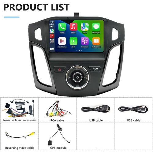 For Ford Focus 2012-2017 Carplay Android 13 Car Stereo Radio BT GPS Navi 2+32GB - Picture 12 of 15