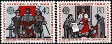 LIECHTENSTEIN 1982 CEPT EUROPA  YT n° 732 et 733 Neufs ★★ luxe / MNH
