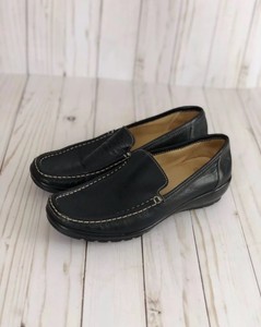 coach black leather shoes