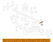 FORD OEM 10-14 F-150 Suspension Components-Shackle Bolt W715654S439