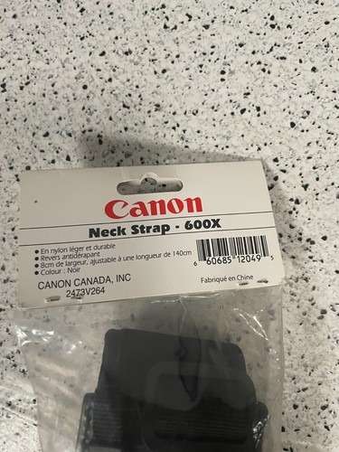 Canon Neck Strap- Model No. 600X - Universal, thick camera neck strap - Picture 3 of 5