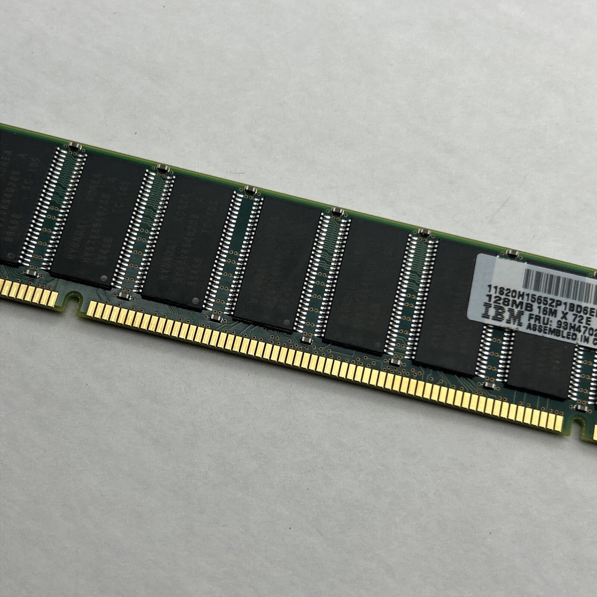 128MB 200-Pin SDRAM DIMM PC66 Memory 16x72 IBM Fru 93H4702 ECC PC