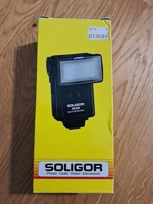 Soligor 30 DA Blitz Blitzschuh Flash für Minolta Nikon Canon Olympus Pentax Neu
