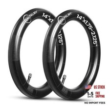 12"/14"/16"/18"/20"/22"/24"/26"/28" Kids Bike Inner Tubes 2 Pack , Width Fit