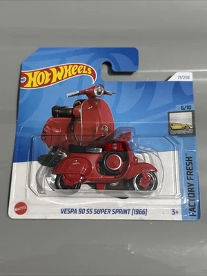 Hot Wheels Vespa 90 SS Super Sprint 1966 Red