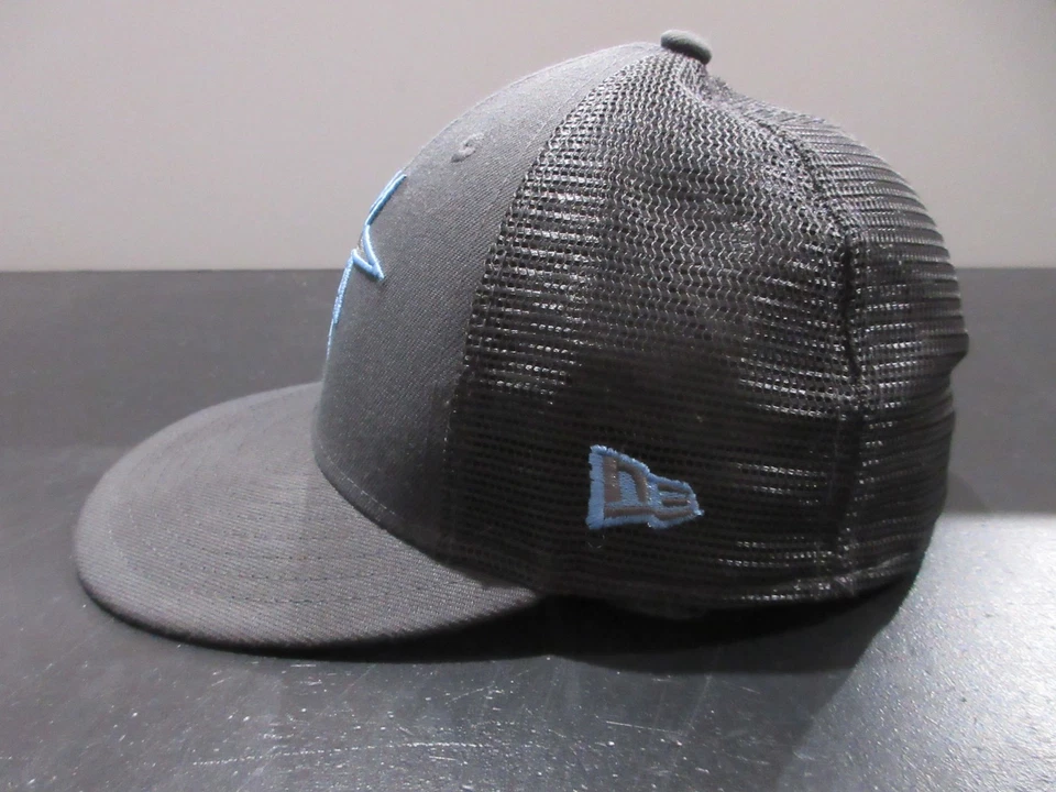 Tampa Bay Rays Hat Cap Fitted Mens 7 1/4 Gray Baseball Alternate Logo Trucker - Image 3 of 4