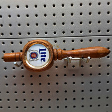 Miller Lite Wooden Beer Tap Handle Knob Brewe...