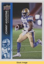 2022 Upper Deck CFL Blue Johnny Augustine #198 READ 1g4p