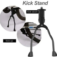 26"-29" Double Leg Mount Bike Kick Stand MTB Mountain Bicycle Kickstand Black