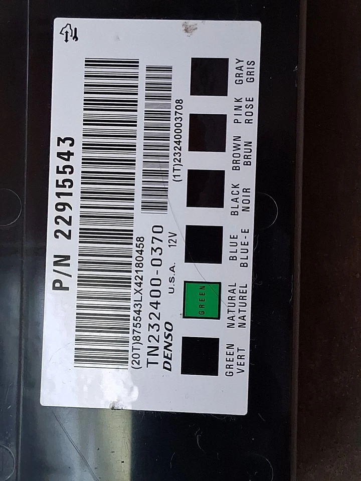 Chevrolet Impala Limited 2014-2016 módulo de control de carrocería BCM OEM 22915543 Foto 4 de 4