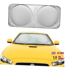 Car Windshield Sun Shade, 74.8" 35.4" Foldable Sunshade Large 74.8" 35.4"