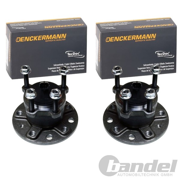 2X Denckermann RADLAGER-SATZ Hinten Passend FüR Fiat Croma Opel Signum Vectra SA-image