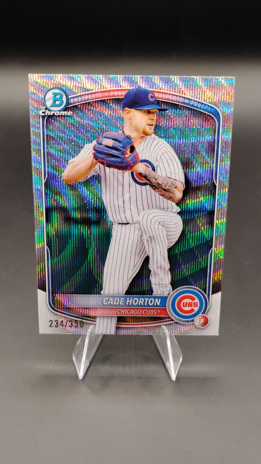 2025 Bowman Chrome Cade Horton #BCP-10 Wave Refractor /350