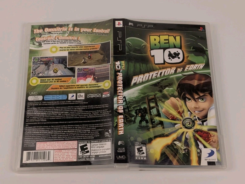 Ben 10: Protector of Earth (Sony PSP, 2007)➡️CIB Complete - Tested & Working 🎮 - Image 4 of 4