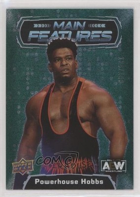 2022 AEW All Elite Wrestling Main Features Green /199 Powerhouse Hobbs 0c2