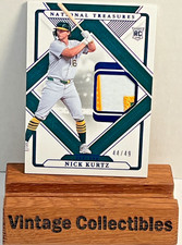 2024 Panini National Treasures Nick Kurtz Rookie Tri-Colored Patch /49 CLEAN
