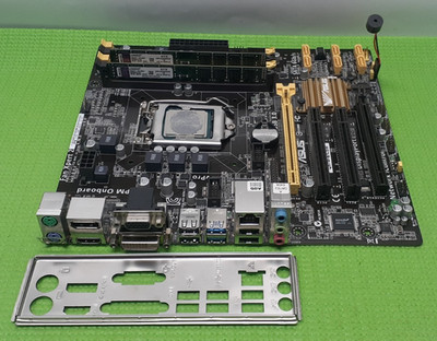 ASUS Q87M-E/CSM LGA1150 MOTHERBOARD i5-44430 8gb I/O