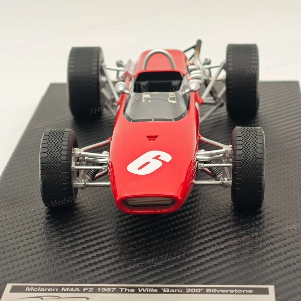 1/18 Tecnomodel McLaren M4A F2 race #6 1967 The Wills Barc 200 Silverstone Bruce - Image 4 of 4