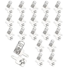 20Pcs Battery Spring Brass Contact 9.3 x 8.3mm Positive Negative Unipolar