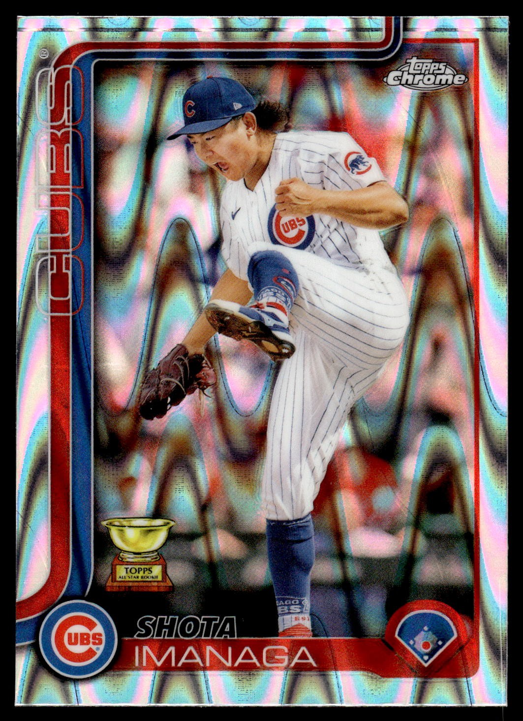 2025 Topps Chrome #149 Shota Imanaga Raywave Refractors