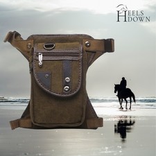 Equitazione Equitazione LEG DROP BAG Marsupio Vita Hacking Trail Training Cavallo 