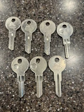 Vintage 7x ILCO 01122 Uncut Key Blank For YALE NOS Free Shipping USA Seller