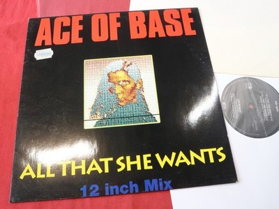 Ace of Base  ALL THAT SHE WANTS  -  12'' Maxi Metronome 861271-1 Germany 1992