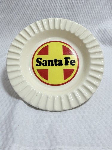 Santa Fe Railroad Ceramic Saucer 