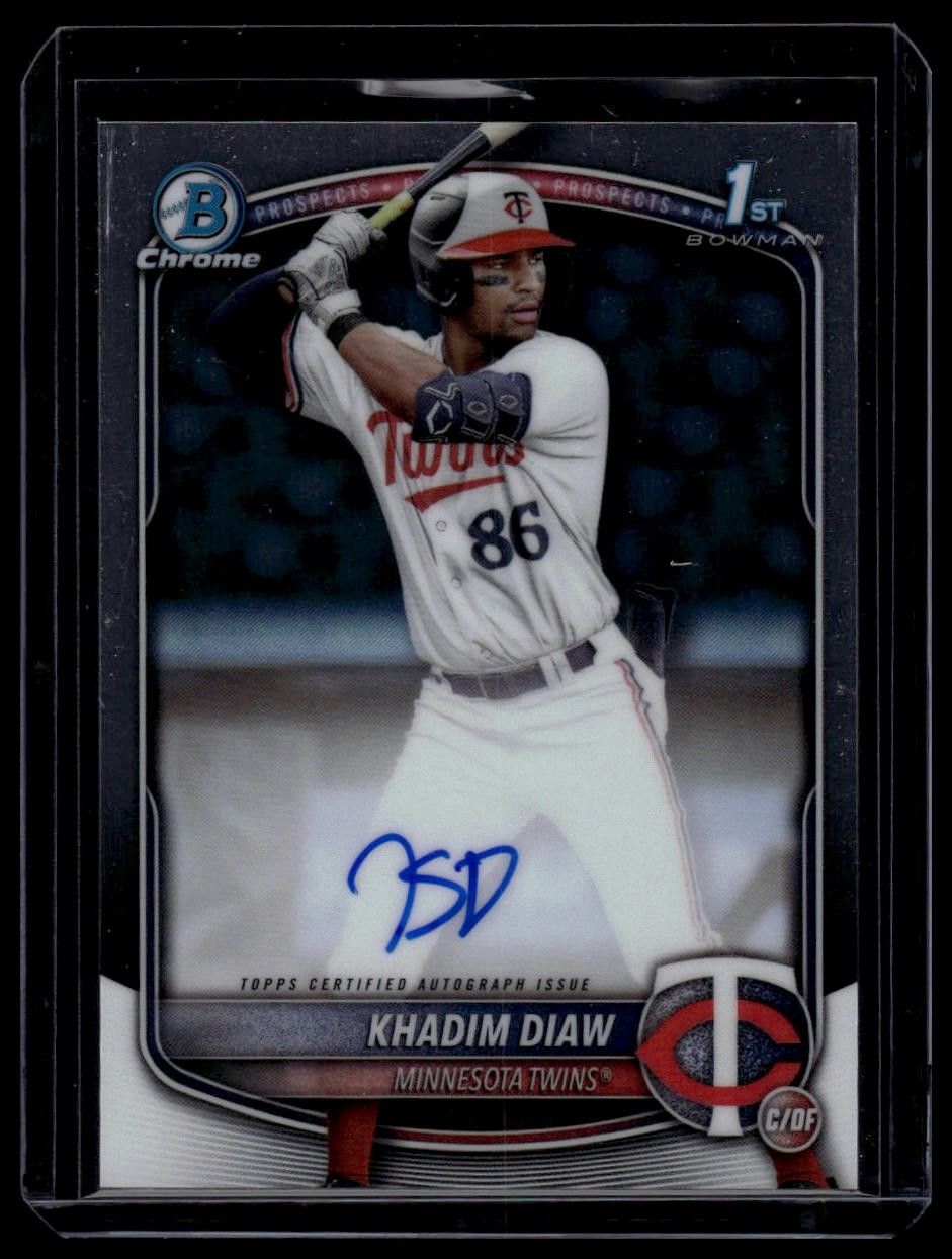 2025 Bowman #CPA-KDW Khadim Diaw Chrome Prospect Autographs