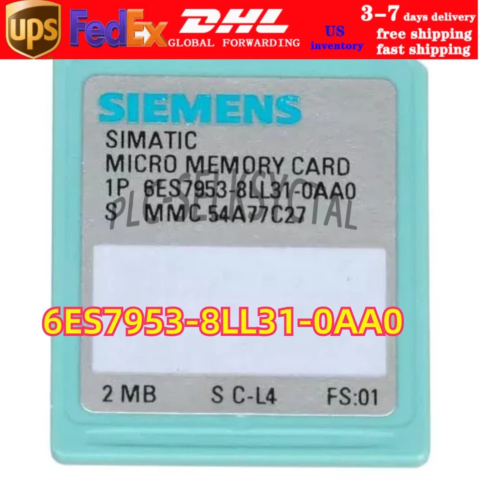 New Siemens 6ES7 953-8LL31-0AA0 6ES7953-8LL31-0AA0 SIMATIC S7 Micro Memory Card