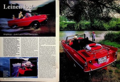 Oldtimer Praxis 09/1997 Amphicar Modell 770 mit 38PS Restaurierung - ein interes