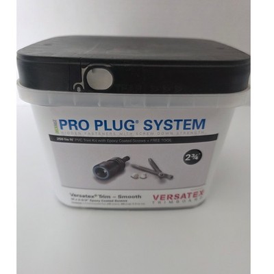 Deckfast Pro Plug System Versatex Trim Smooth 250 lin ft Hidden Fastene
