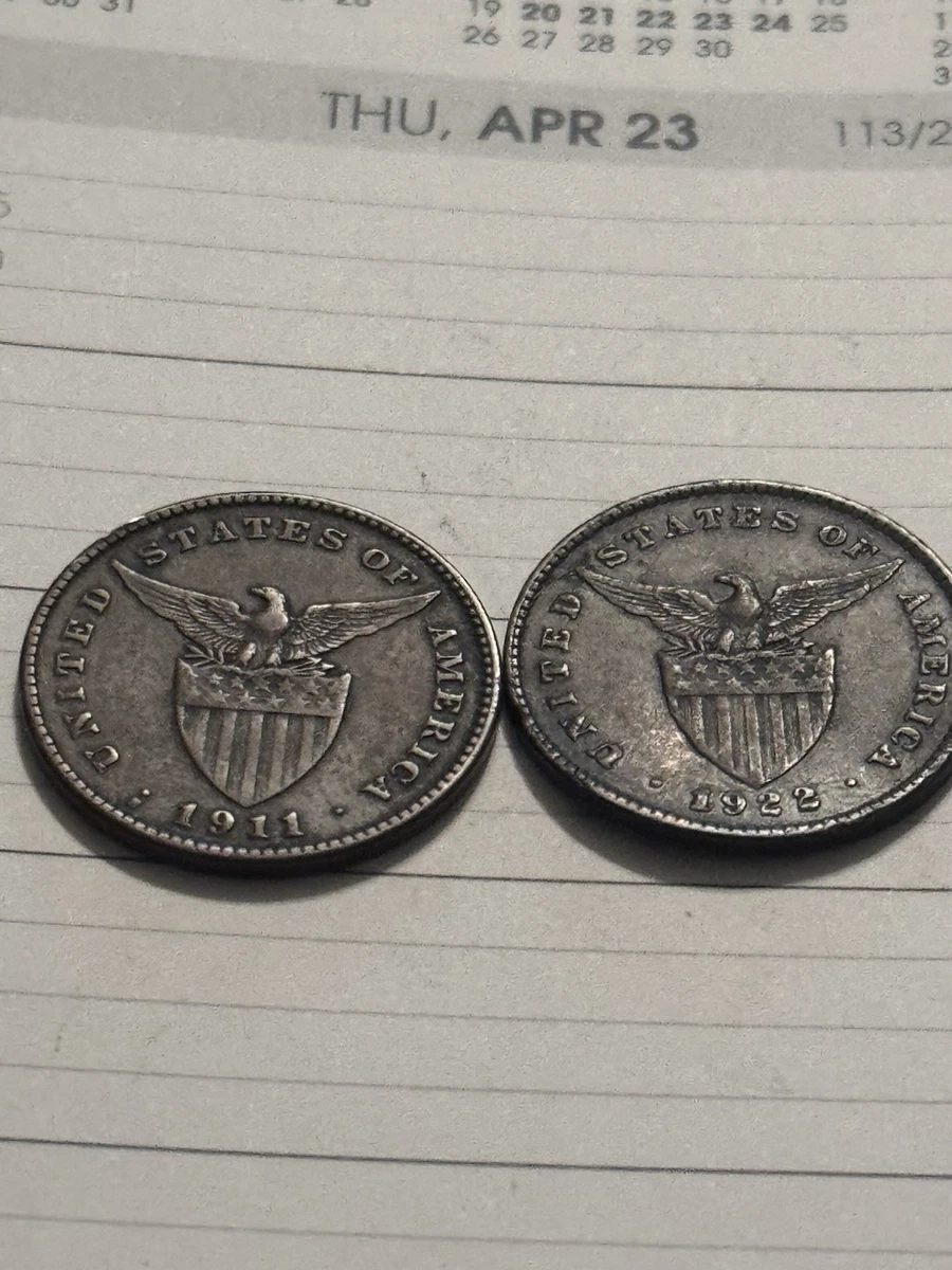 1911 Year U.S. Philippine Coins (1898-1946) for sale | eBay