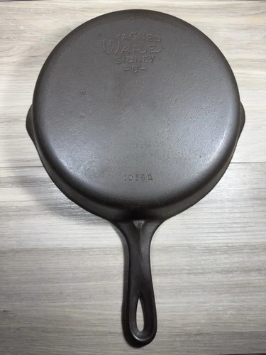 Wagner Ware Sydney-O 1056Q Cast Iron Skillet **Restored**Sits Flat**