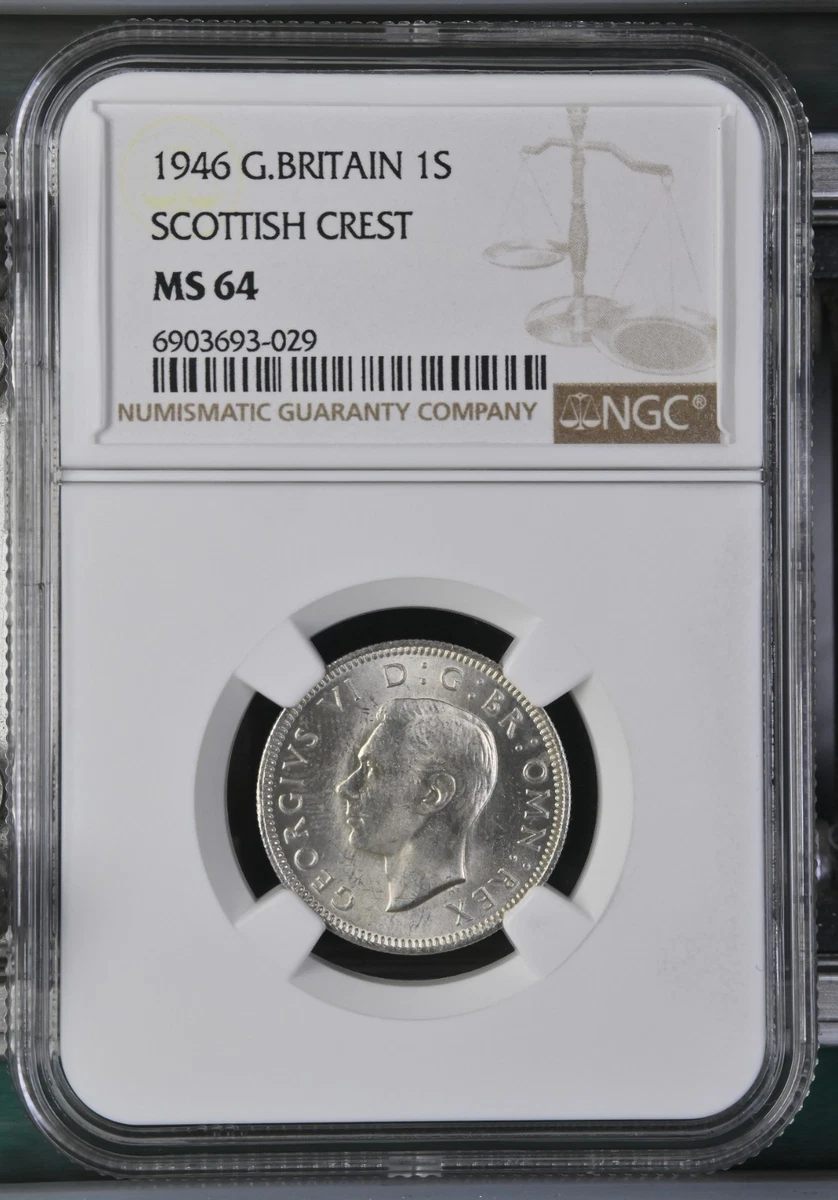 外国銀貨　イギリス 1946年　1シリング 　NGC MS62 1946 Year UK Shillings for sale | eBay