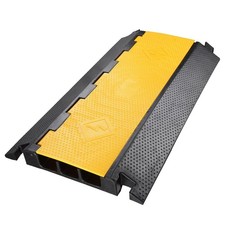 Yescom Cable Ramp Protector Hose Cover 3 Channel Speed Bump for Road Driveway