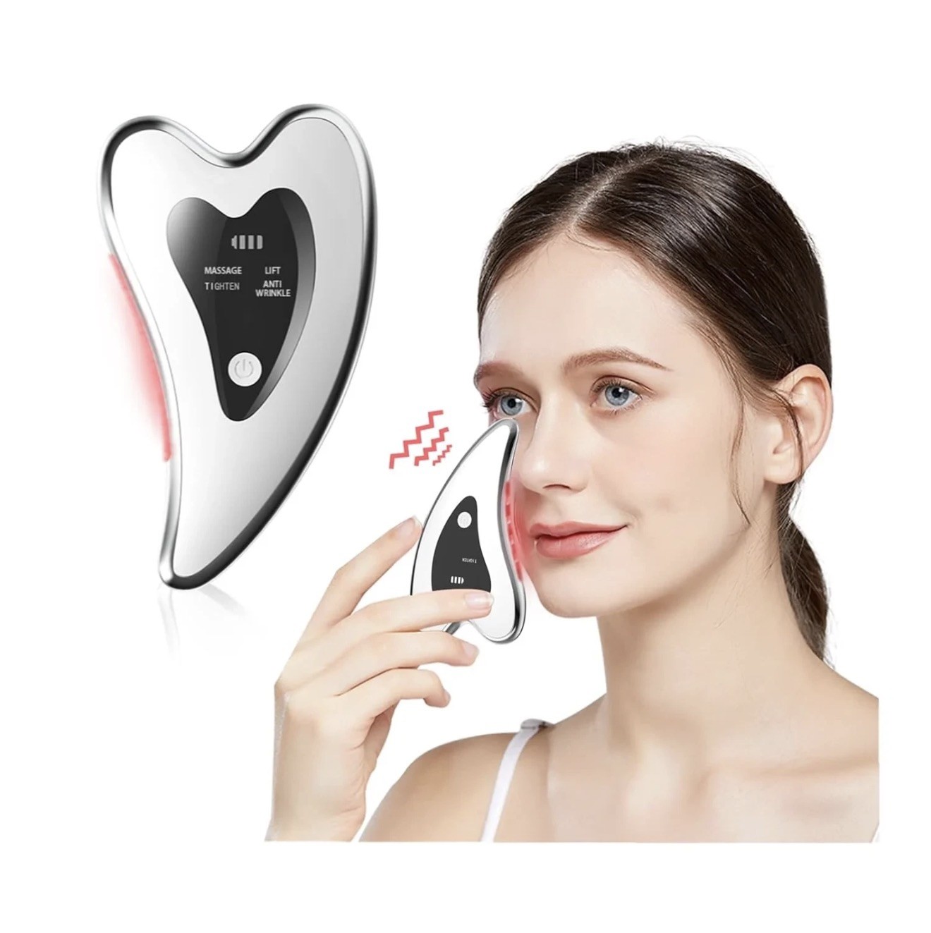 Electric Gua Sha Facial Tools - Face Sculpting Tool/Lift Device Anti-Aging