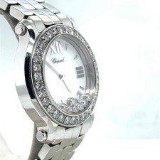Chopard Happy Sport Quartz 36mm 7 Diamonds/Custom Diamond Bezel 27/8477-3008 3