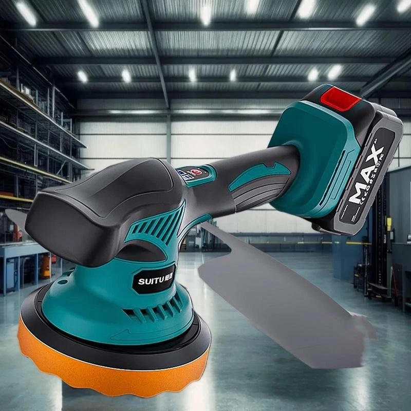 Electric Polishing Machine Car Polisher For 18V Battery Wireless Waxing Sand-wl - Image 3 of 4