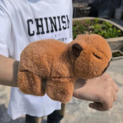 Stuffed Dolls Capybara Slap Wristband Cartoon Huggers Slap Toy Kids Gift - Picture 13 of 17
