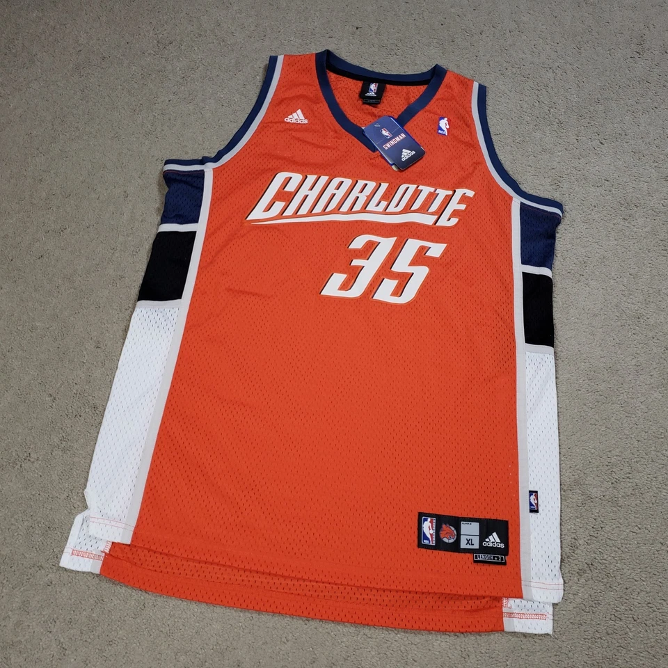 NEW VTG Adam Morrison Adidas Jersey XL Charlotte Bobcats Hornets Swingman NBA - Image 3 of 4